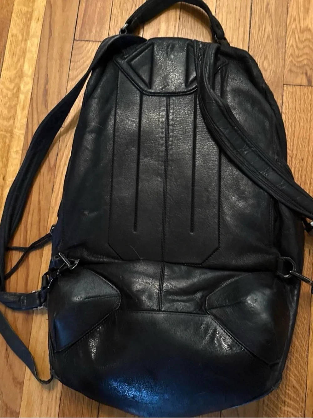 Alexander Wang Men's Black Leather Backpack